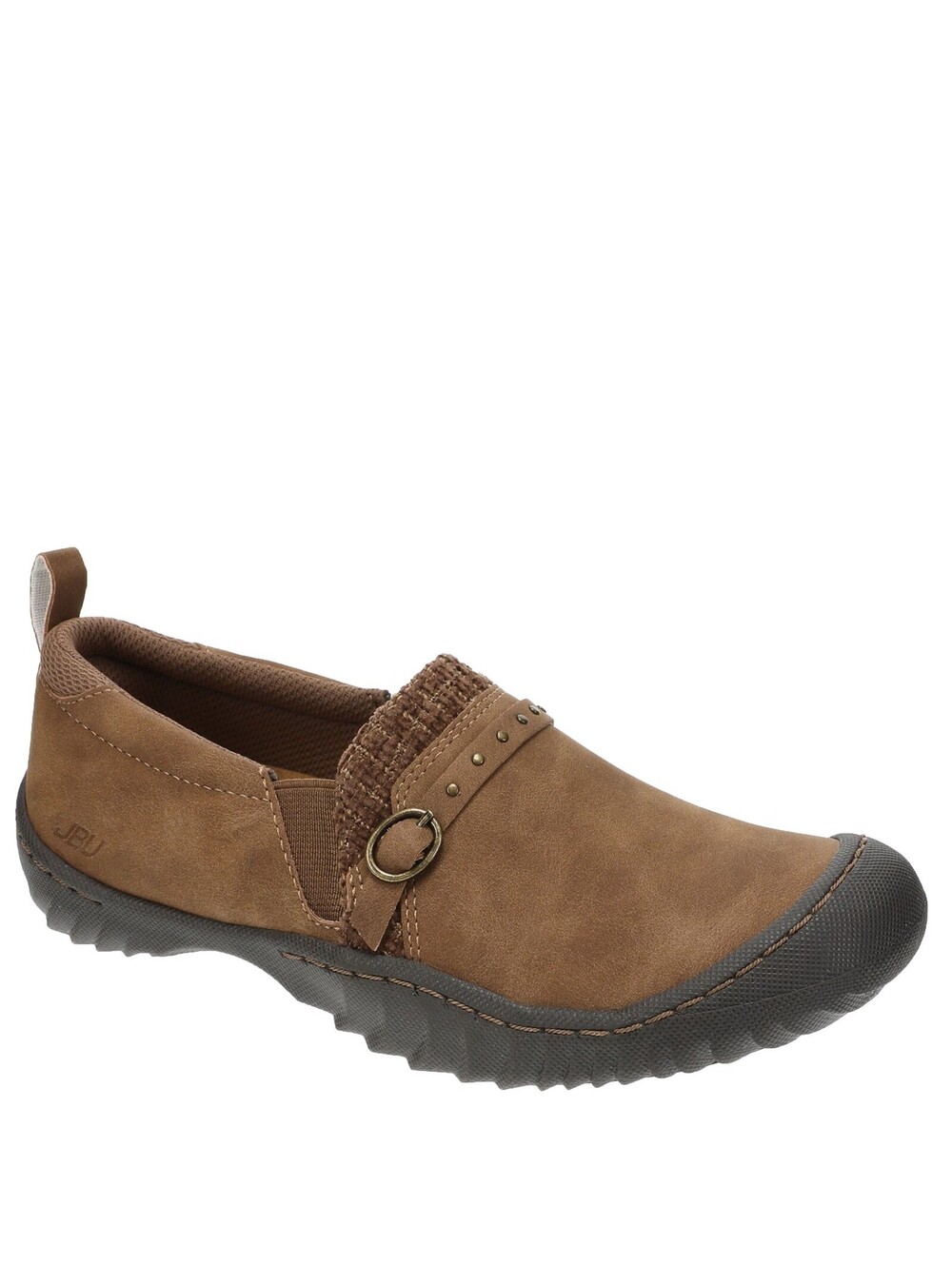 79$ JBU Mavis Sweater Detailed Slip On Loafers Women's Size 7 US Brown